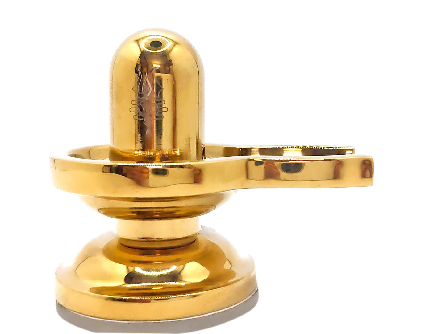 Brass Shivling for Pooja & Car Dashboard | Small Shivling Idol with Brase | Mahadev Shivling for Home Mandir, Office & Vehicle Dashboard | Mini Brass Shivling Murti