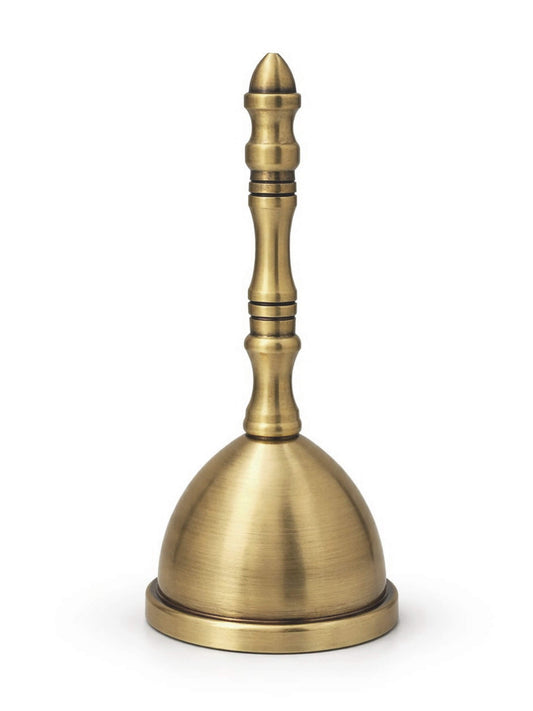 Heavy Brass Temple Aarti Bell for Mandir | Traditional Hand Bell for Home  | Loud Sound Brass Ghanta