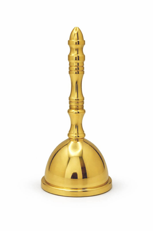 Heavy Brass Temple Aarti Bell for Mandir | Traditional Hand Bell for Home  | Loud Sound Brass Ghanta