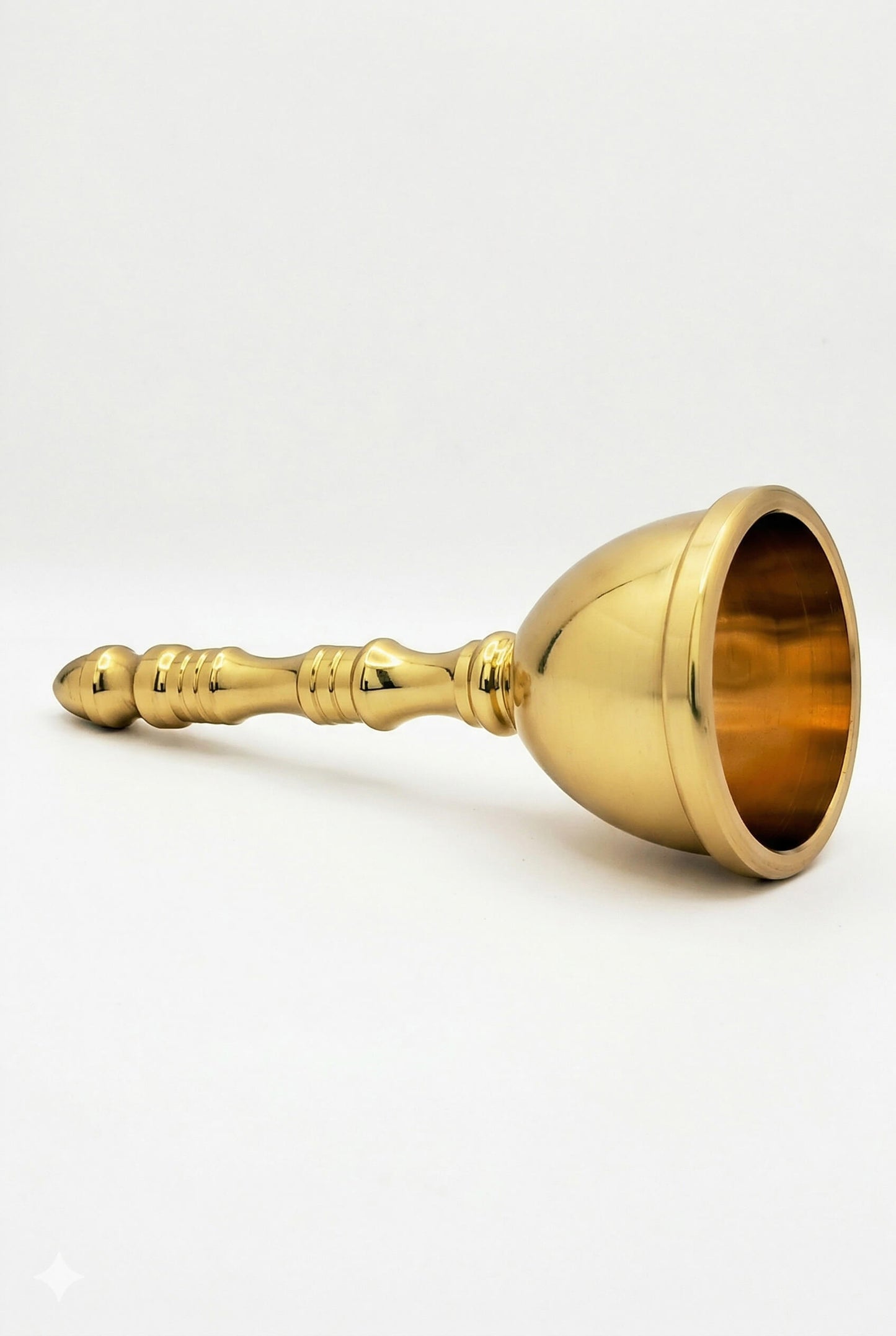 Heavy Brass Temple Aarti Bell for Mandir | Traditional Hand Bell for Home  | Loud Sound Brass Ghanta