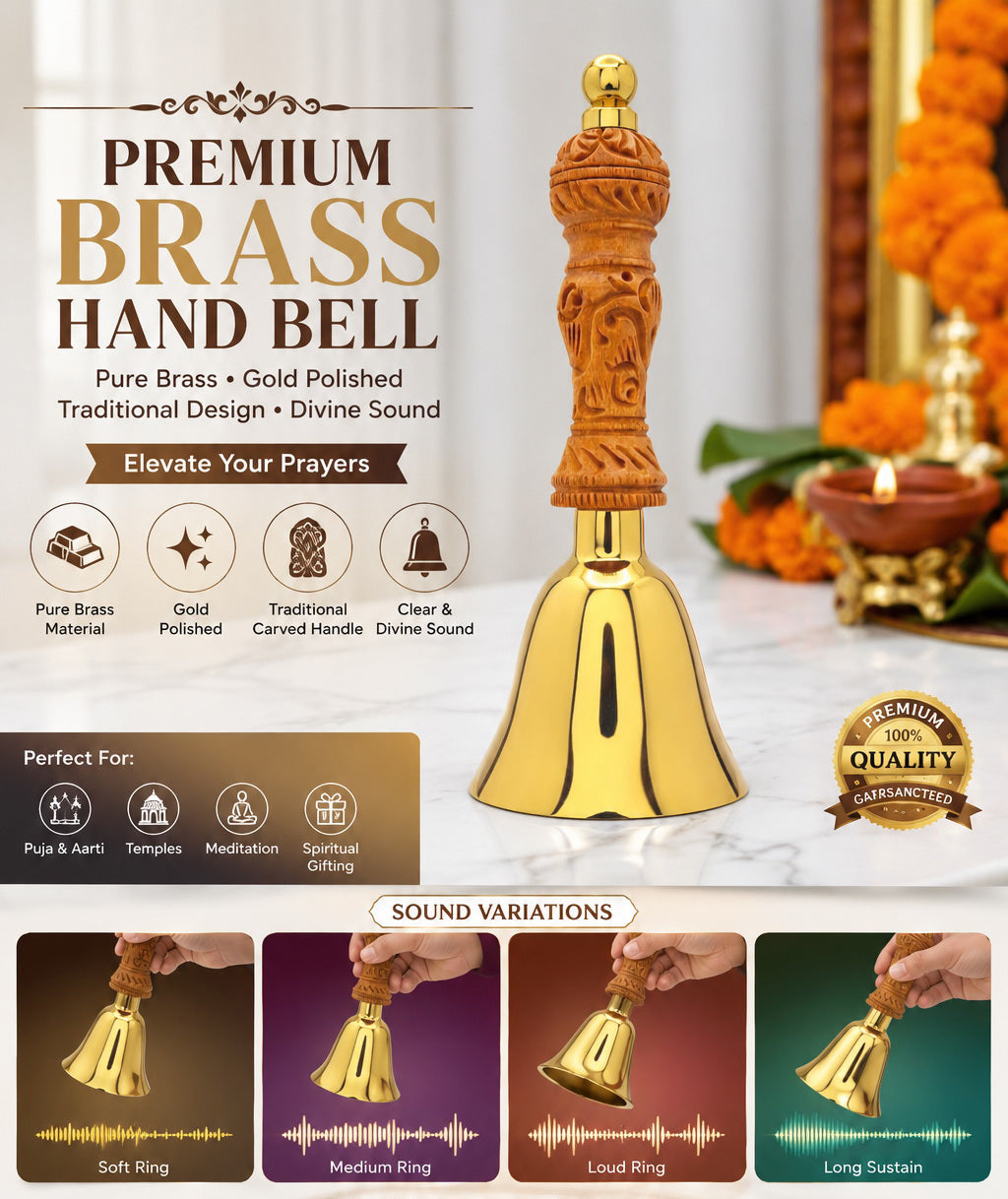 Rajwadi brass bell-3