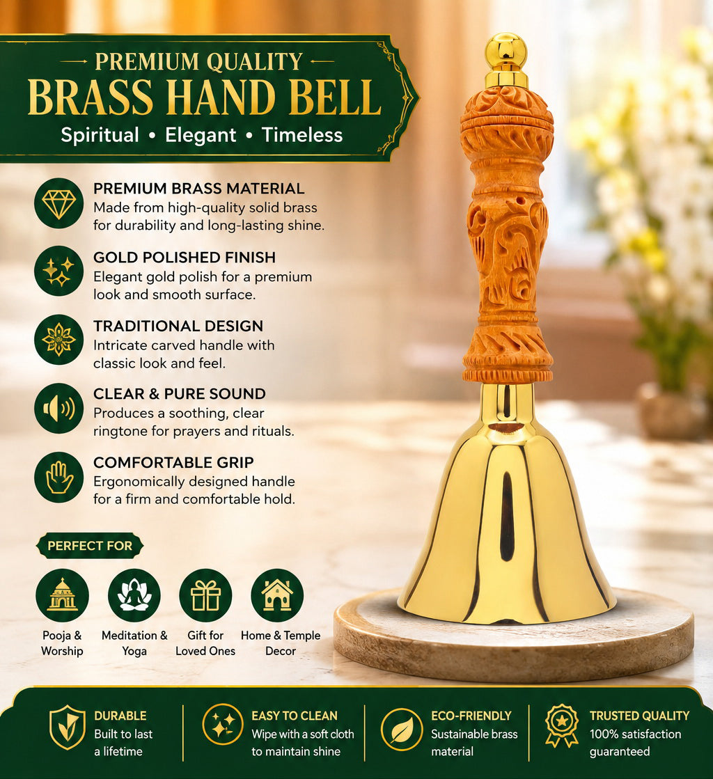 Rajwadi brass bell-3